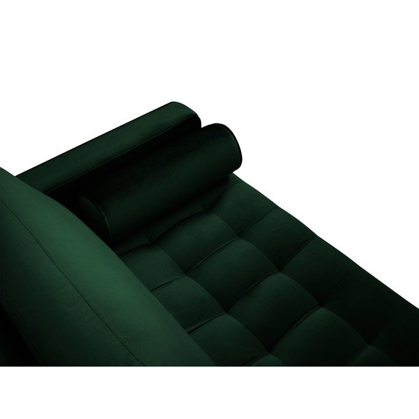Divano in velluto verde , 174 cm Santo - Milo Casa-image-4