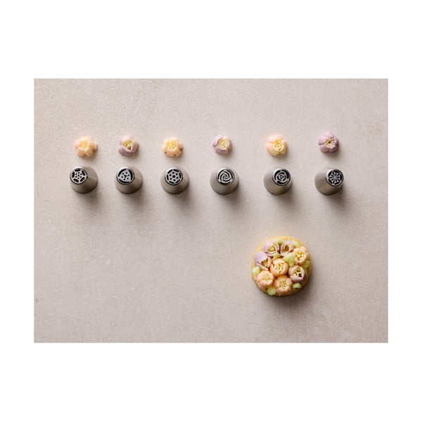 Set di beccucci per la decorazione 7 pz Flower - Blomsterbergs-image-1