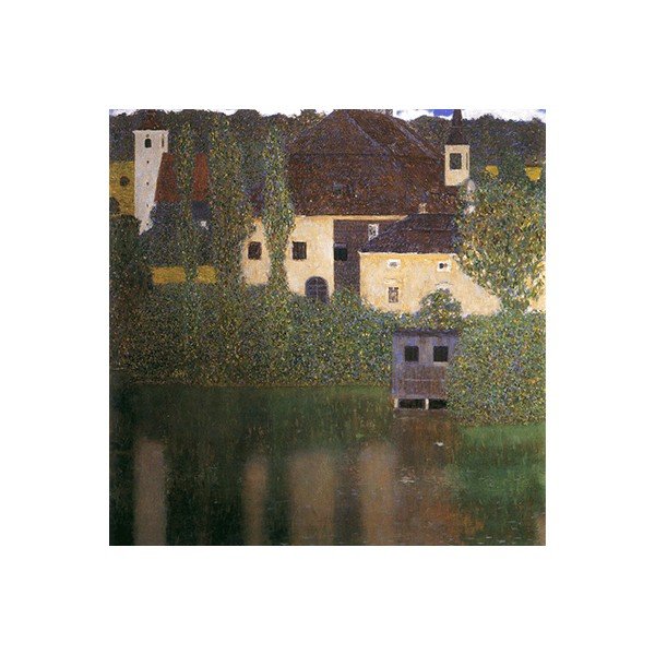 Obraz Gustav Klimt - Water Castle, 45x45 cm