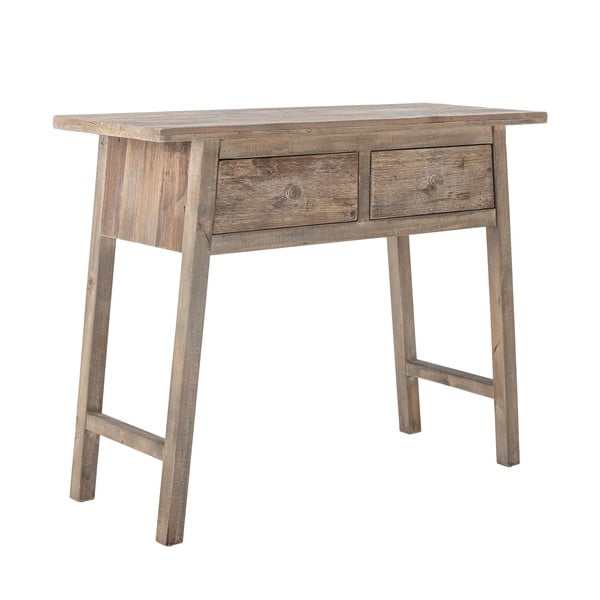 Consolle in legno di pino di colore naturale 40x100 cm Camden - Bloomingville-image-2