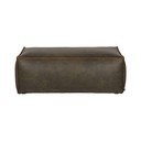 Poggiapiedi verde polveroso con rivestimento in finta pelle Rodeo – WOOOD