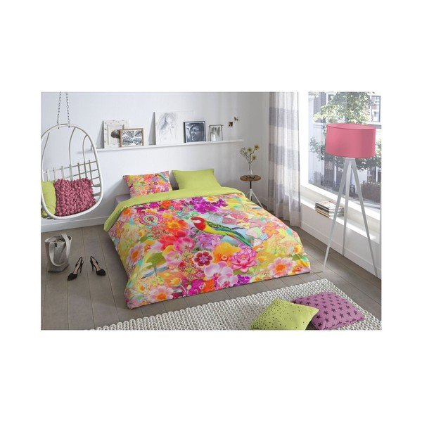 Biancheria da letto in cotone Adele, 140 x 200 cm - Good Morning-image-1