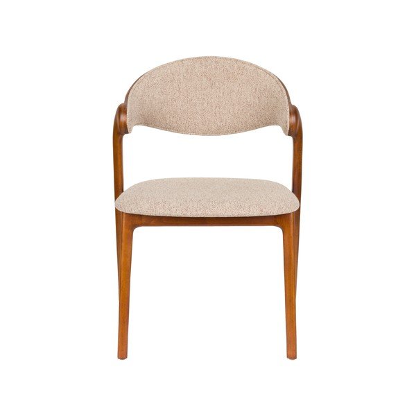 Sedia da pranzo beige Babington – Dutchbone-image-2