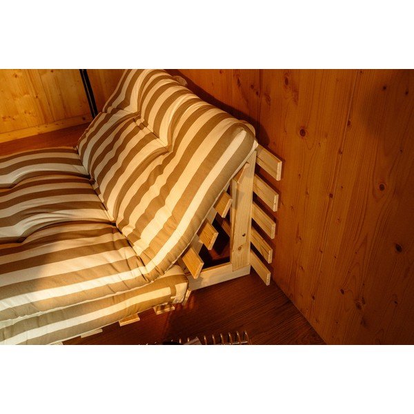 Divano beige/color crema allungabile 140 cm Roots – Karup-image-4