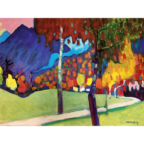 Riproduzione del dipinto Vasilij Kandinskij - Astratto, 80 x 60 cm Wassily Kandinsky - Abstract - Fedkolor