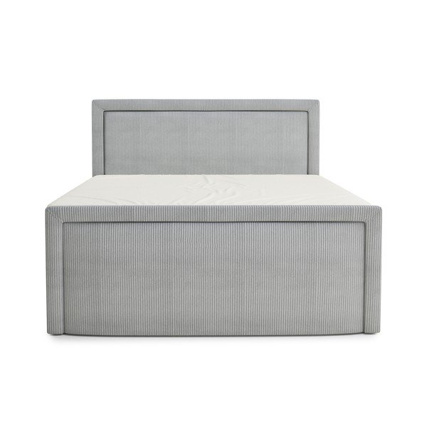 Letto boxspring grigio con contenitore 160x200 cm Fresco – Maison de Rêve-image-2