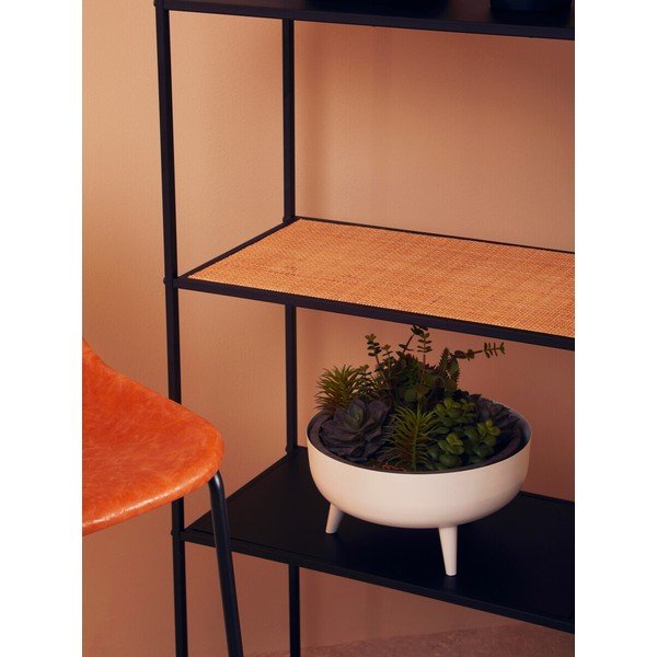 Scaffale nero/di colore naturale in metallo 61x179x34 cm Depok – Premier Housewares-image-3