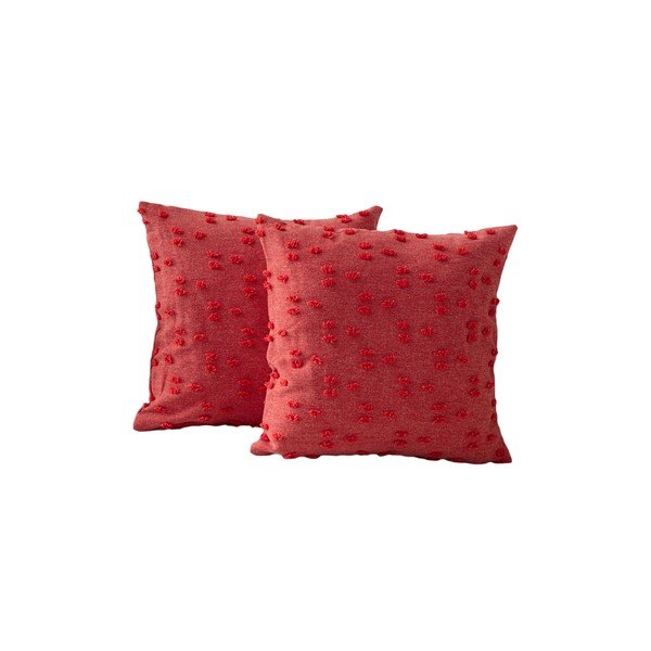 Federe decorative in set 2 pz 43x43 cm Tuffet – Mioli Decor