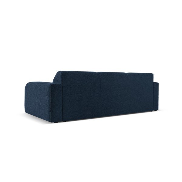 Divano bouclé blu scuro 235 cm Molino - Micadoni Home-image-3