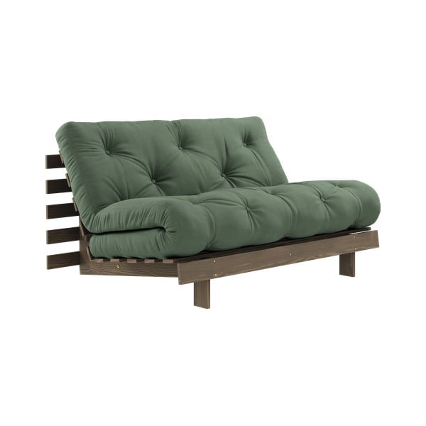 Divano letto verde 140 cm Roots - Karup Design