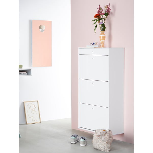 Scarpiera bianca Bianco Mistral - Hammel Furniture-image-1