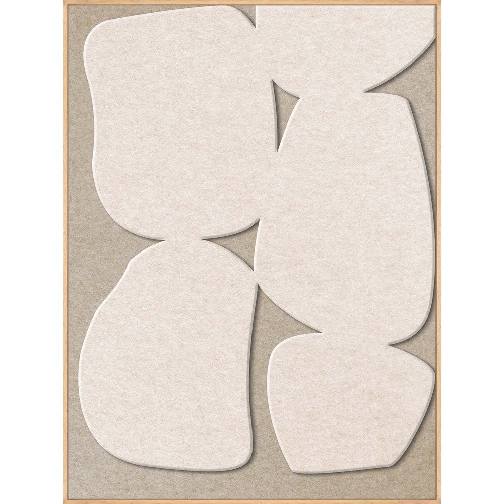 Dipinto in 3D con cornice inclusa/fonoassorbente 90x120 cm Stone Path 1 – Malerifabrikken | Quadri