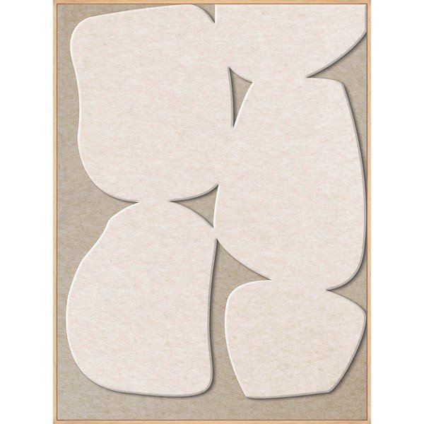 Dipinto in 3D con cornice inclusa/fonoassorbente 90x120 cm Stone Path 1 – Malerifabrikken