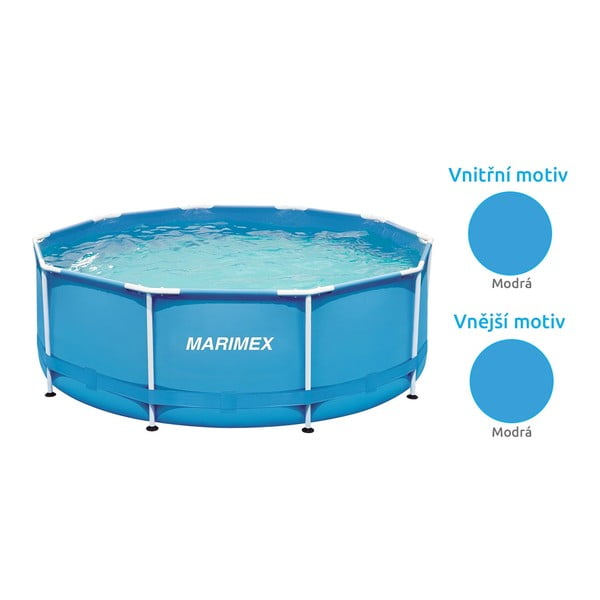 Piscina con struttura solida ø 305 cm profondità 91 cm Florida - Marimex-image-2