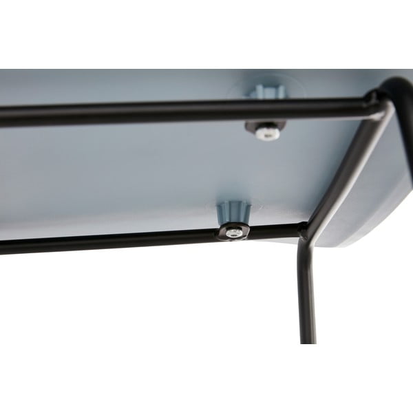 Sgabello da bar blu con gambe nere, altezza seduta 76 cm Slade - Kokoon-image-1