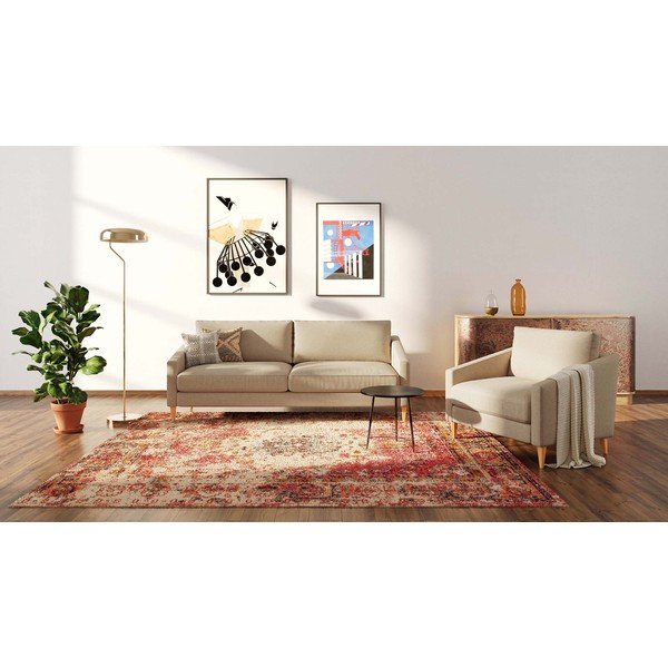 Divano beige 200 cm Karoto - Ame Yens-image-3