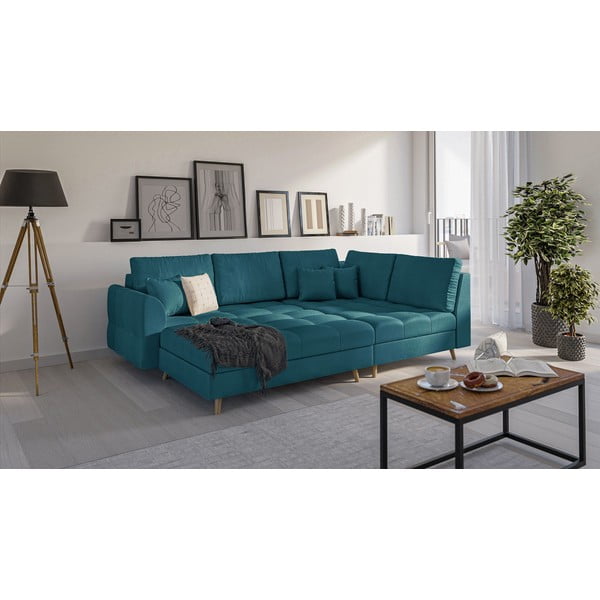 Pouf turchese Ariella - Ropez-image-3