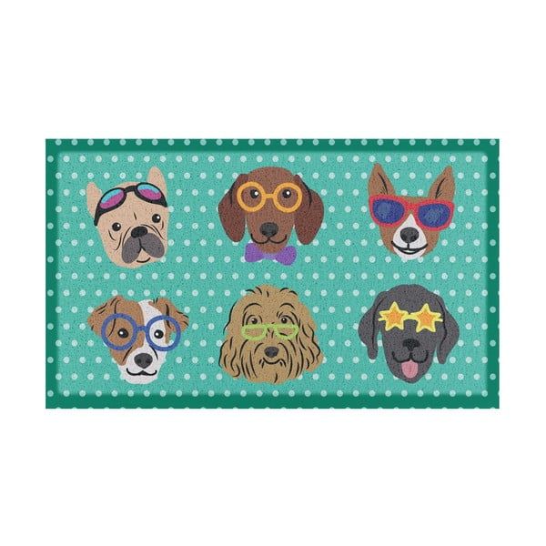 Zerbino 40x70 cm Dogs on Polka Dots – Artsy Doormats