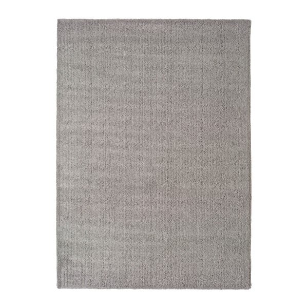 Tappeto grigio Benin Liso Silver, 80 x 150 cm - Universal