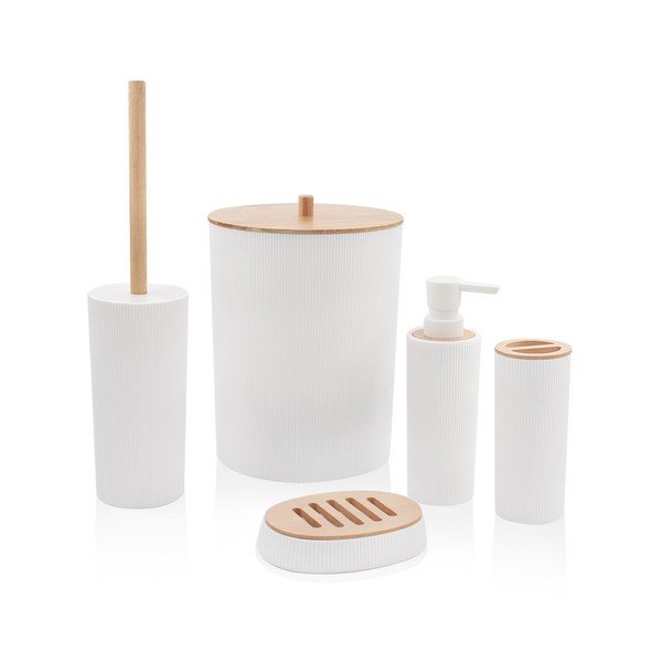 Set di accessori da bagno bianchi - Foutastic