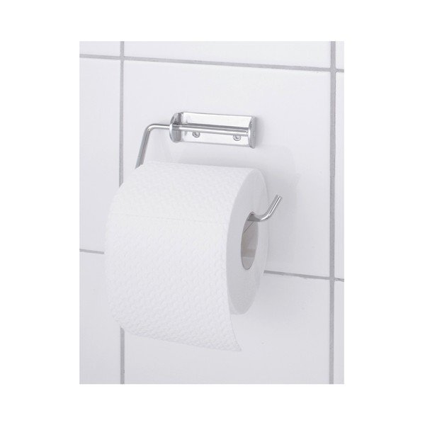 Porta carta igienica a parete in acciaio inox Simple - Wenko-image-1