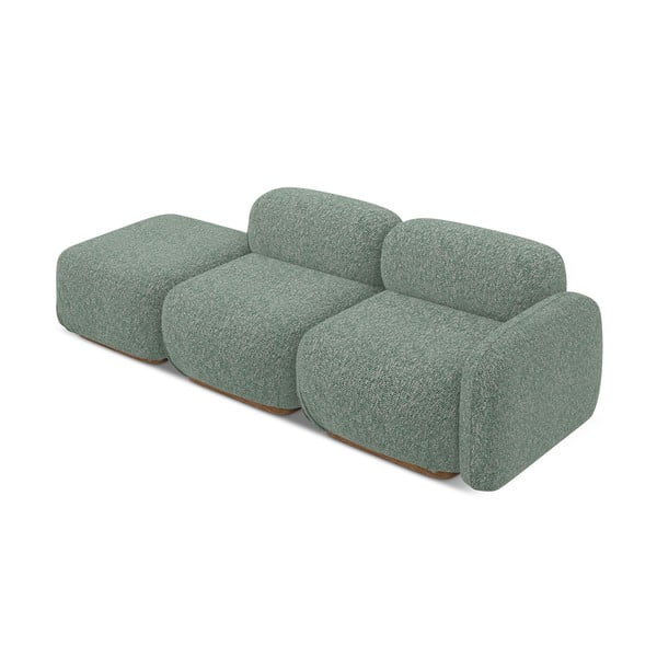 Chaise lounge componibile verde chiaro (con penisola a destra) Ailani – Makamii-image-3