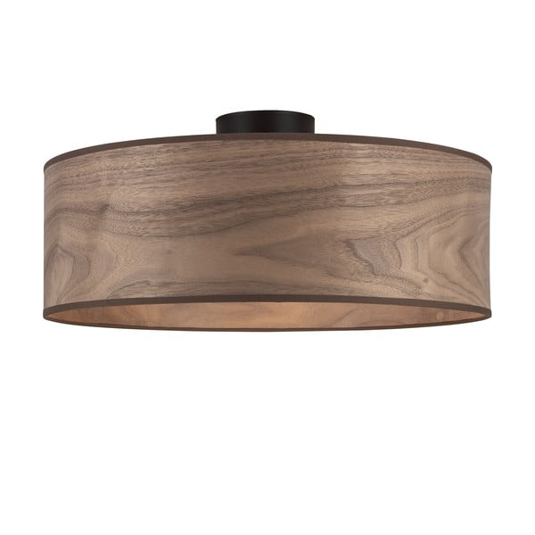 Lampada da soffitto in noce impiallacciato TSURI XL, ø 45 cm Tsuri - Sotto Luce-image-1