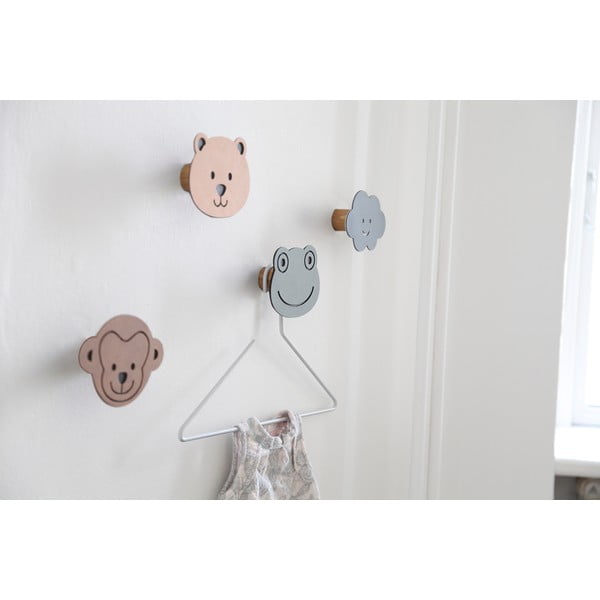 Gancio da parete verde polveroso in acciaio Frog Dot Nupo – LIND DNA-image-2