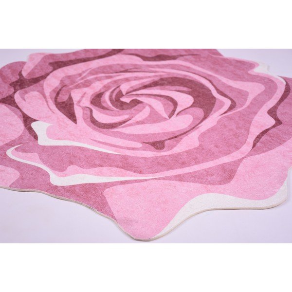 Tappeto Rose Duro, ⌀ 100 cm Pembe - Vitaus-image-2