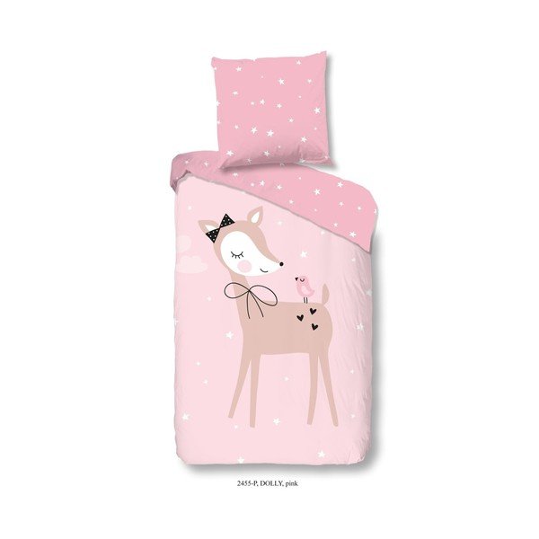 Dětské bavlněné povlečení Good Morning Dolly, 140 x 200 cm