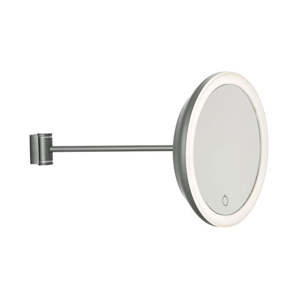 Specchio da parete grigio Eve, ø 17,5 cm - Zone