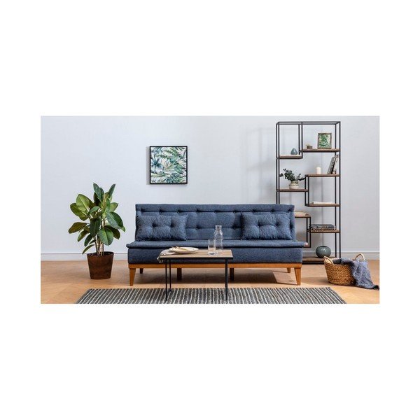 Divano letto blu scuro Aristea - Unique Design-image-1