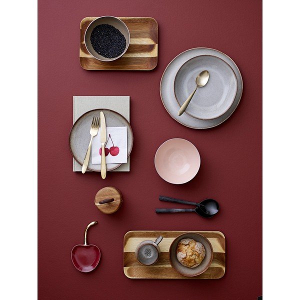 Vassoio decorativo in ceramica Cherry - Bloomingville-image-1