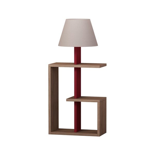 Lampada a stelo rosso scuro Saly - Homitis