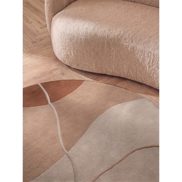 Tappeto rotondo rosa polveroso in lana ø 160 cm Arteo – Villeroy&Boch-image-3