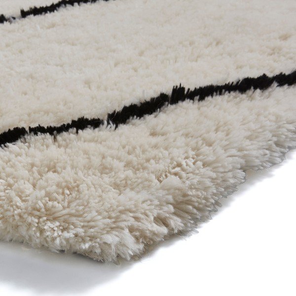 Tappeto bianco e crema con dettagli neri , 120 x 170 cm Morocco - Think Rugs-image-2