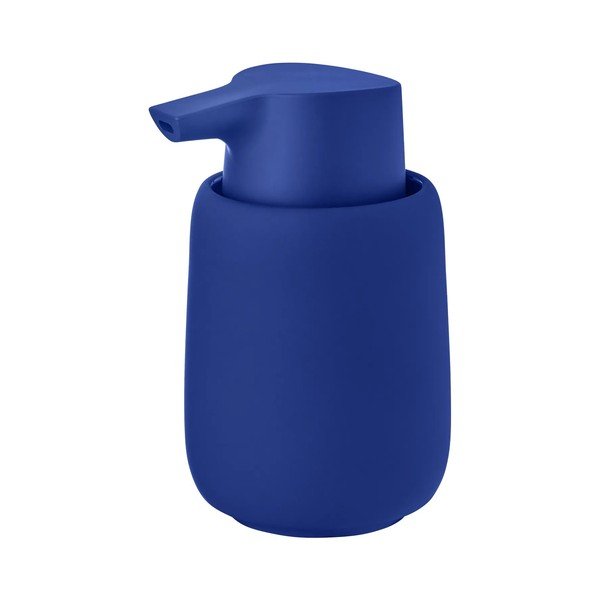 Dispenser per sapone blu in ceramica 250 ml Sono – Blomus