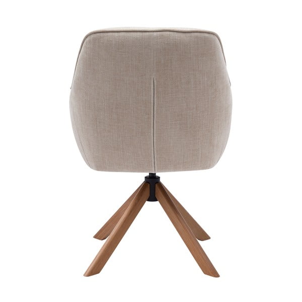 Set di sedie da pranzo color crema in imbottito 2 pz Avola – Unique Furniture-image-2