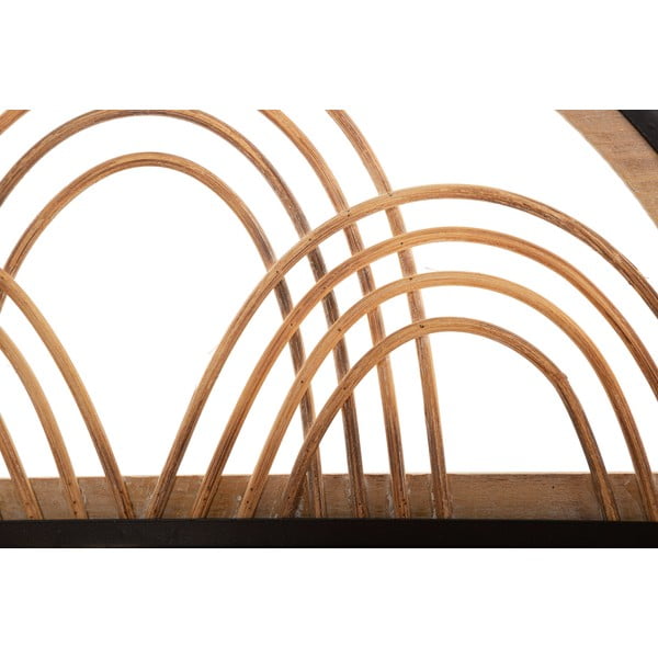 Appendiabiti da parete in metallo con ripiano in colore nero-naturale Oporto - Mauro Ferretti-image-4