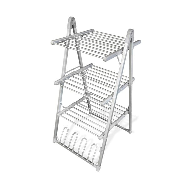 Stendibiancheria elettrico pieghevole grigio Asciugapanni - InnovaGoods
