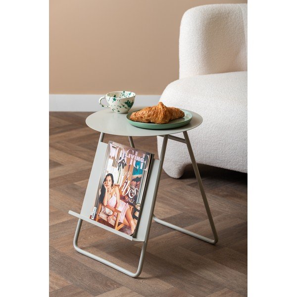 Tavolino rotondo in metallo ø 40 cm Esencia – Leitmotiv-image-1