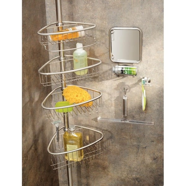 Supporto da bagno regolabile in acciaio inox - iDesign-image-1