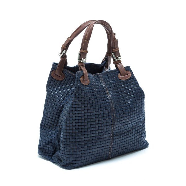 Borsa in pelle 858 Blu - Isabella Rhea-image-2