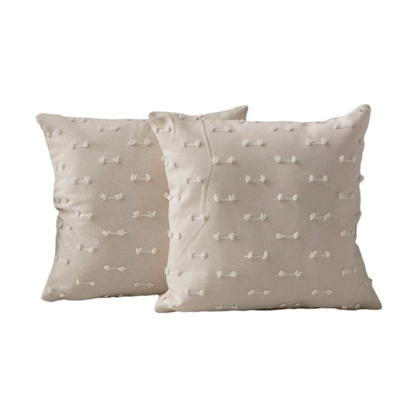 Federe decorative in set 2 pz 43x43 cm Tuffet – Mioli Decor