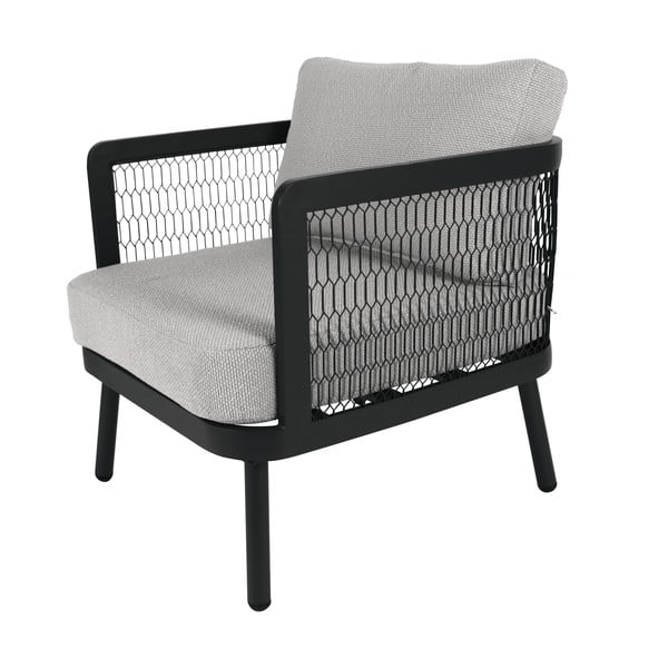 Poltrona da esterno grigia in metallo Edinburgh Duo – Rojaplast-image-2