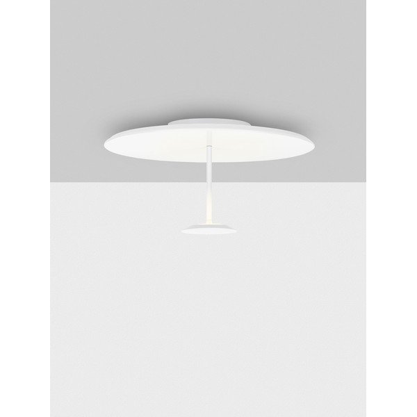 Plafoniera LED bianco opaco in acciaio con intensità regolabile Nima – Nova Luce-image-3
