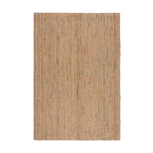 Tappeto in juta tessuto a mano di colore naturale 160x230 cm Jute Boucle Multi - Flair Rugs