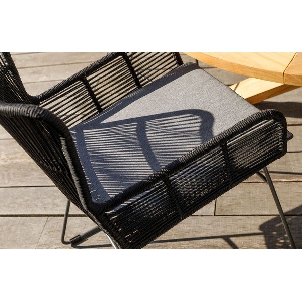 Sedia da giardino nera Grace - Exotan-image-2