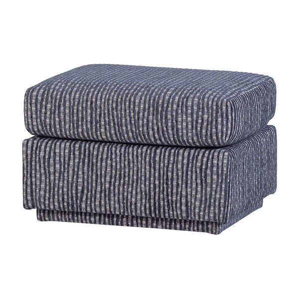 Poggiapiedi blu polveroso imbottito Lou – WOOOD