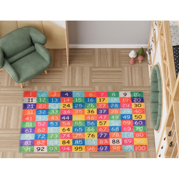 Tappeto da gioco per bambini lavabile 160x230 cm One to Hundred – Vitaus-image-1